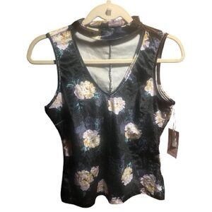 Y2K Candies Velvet Tank Festi Rose